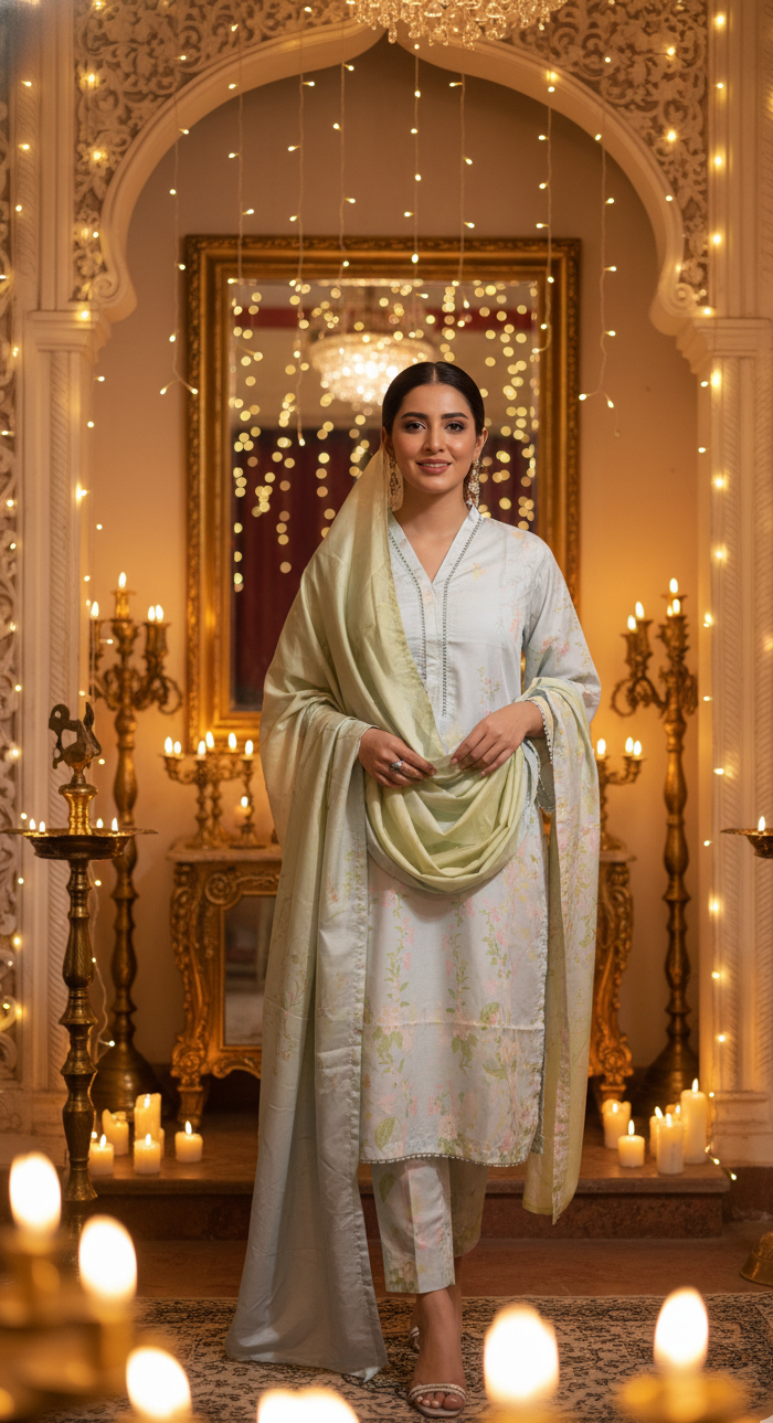 Rich Berry Magenta Crepe Silk Suit with Dupatta - Printed Floral Design for Formal, Wedding & Party Wear in UK | Pakistani Suits - Ibrahimis