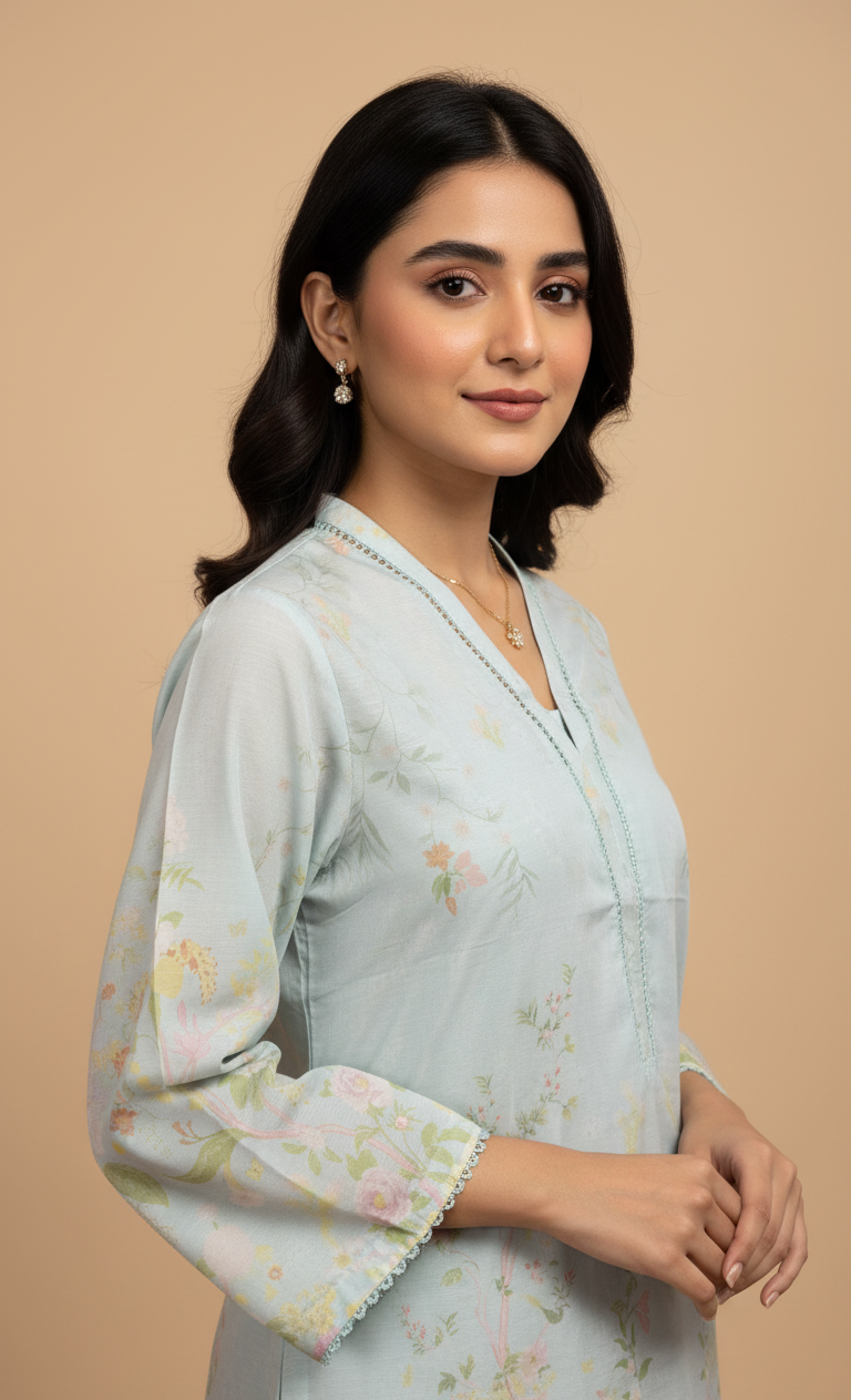 Rich Berry Magenta Crepe Silk Suit with Dupatta - Printed Floral Design for Formal, Wedding & Party Wear in UK | Pakistani Suits - Ibrahimis